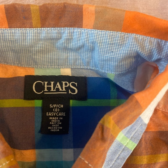 Boys’ Chaps Short Sleeved Button Down - Picture 3 of 5